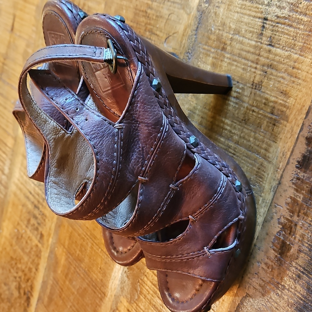 Frye Womens Leather Heels shoes